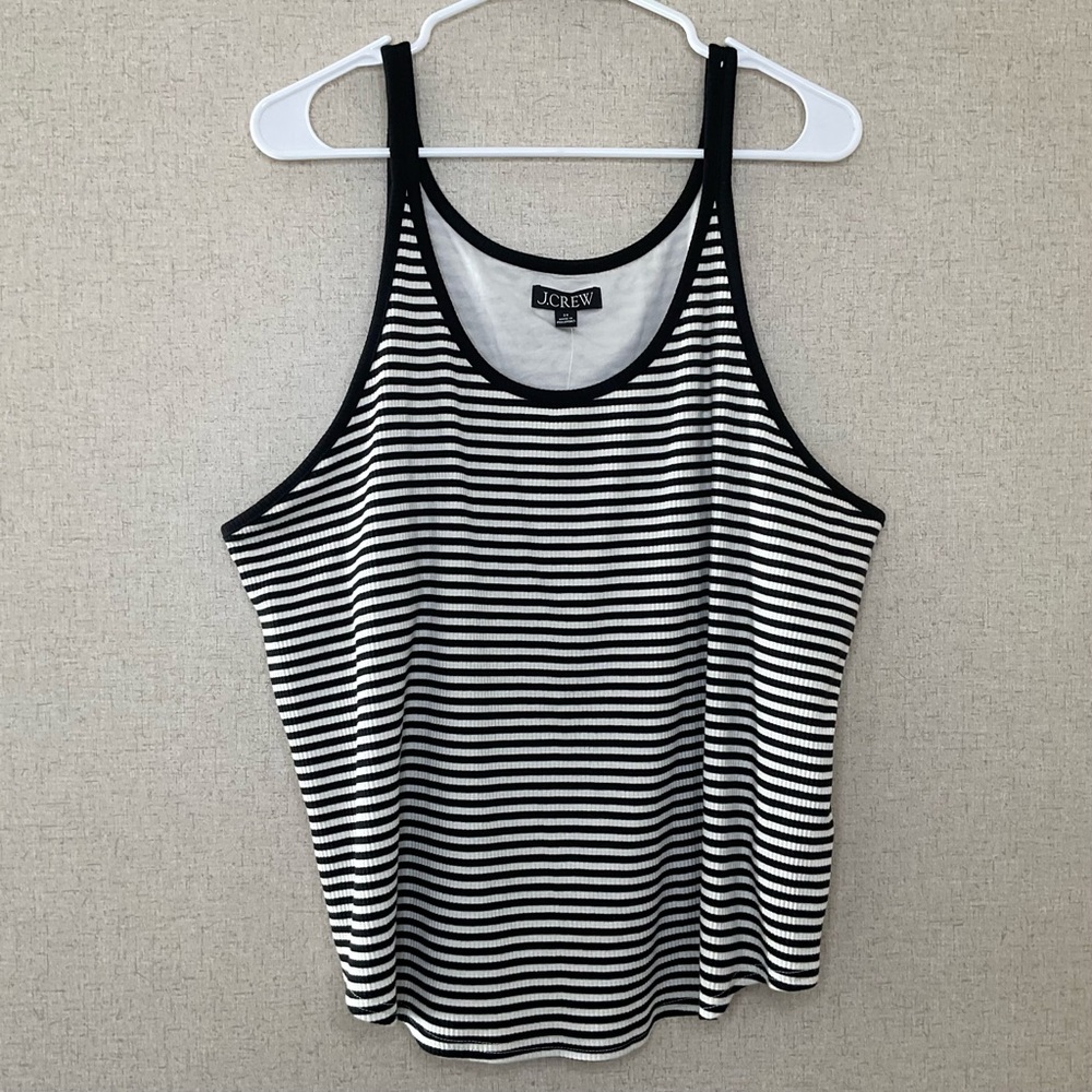 J. Crew Ribbed Striped Tank Top